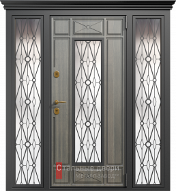 Входные двери МДФ в Дубне «Двери МДФ со стеклом»