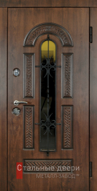 Входные двери МДФ в Дубне «Двери МДФ со стеклом»